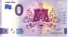 BILLET EURO SOUVENIR 0 EURO - EUROPA PARK  2022-8