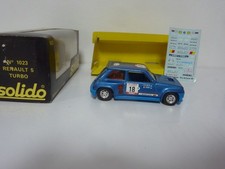 Solido  Renault 5 turbo Tour de Corse B. Saby