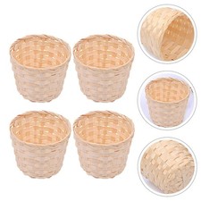  4 Pcs Couffins Conteneurs De Stockage Panier Rangement Des Fleurs