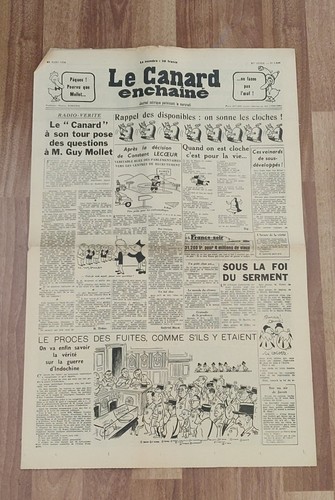 Canard enchaîné 1849 - canard,