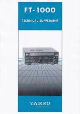 Manuel De Service Pour Yaesu FT-1000