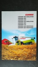 BROCHURE moissonneuses Claas