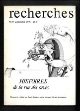 Revue RECHERCHES - N°19 -