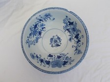 SALADIER ANCIEN BOL CHINOIS XIX OLD ANTIQUE CHINESE PORCELAIN CERAMIC CHINA BOWL