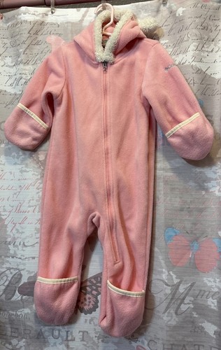 Columbia pink white fleece - columbia,