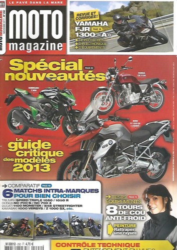 Moto magazine 292 yam fjr - moto,