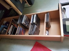 Étagère rangement CD / DVD meuble de rangement pour 102 CDs média unité 