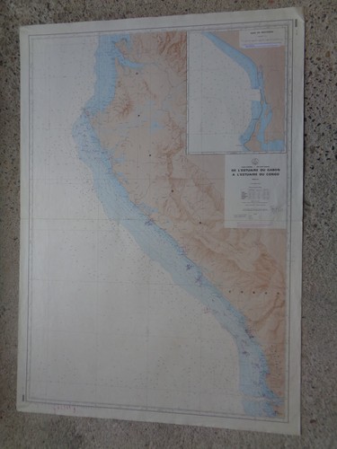 Carte marine shom - /, de