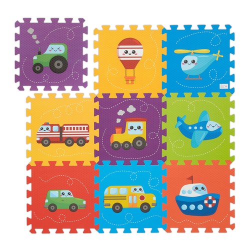 Tapis jeu pièces lavable - de,