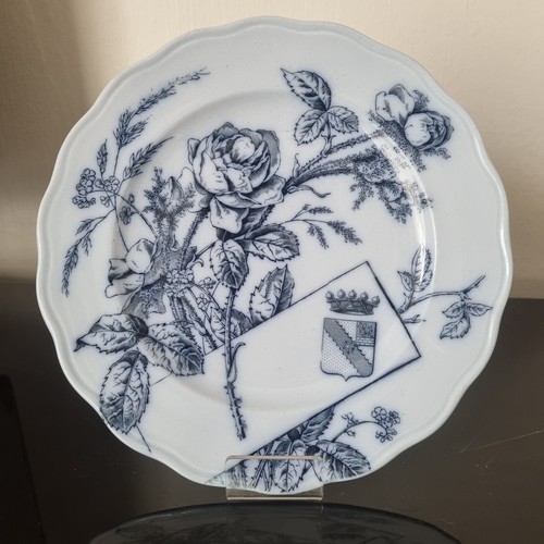 Assiette couronne baron - de,