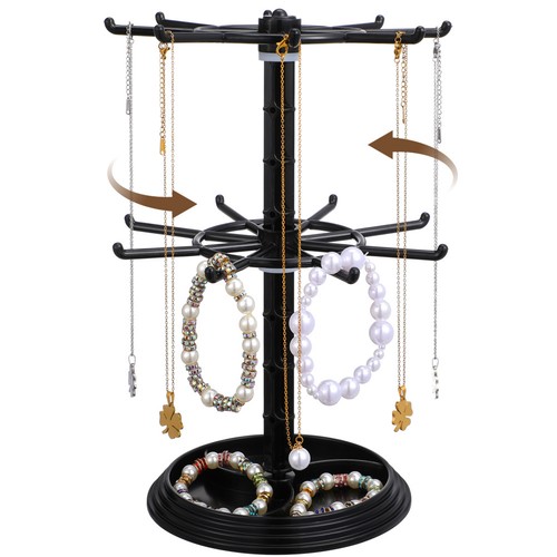 Rotating jewelry tree stand - rotating,