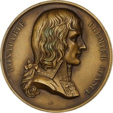 [#1028622] France, Medal, Bonaparte Premier Consul, Avènement au Consulat, Bronz