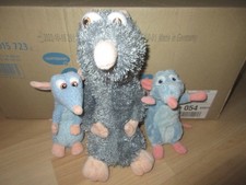 lot de 3 peluches disney ratatouille