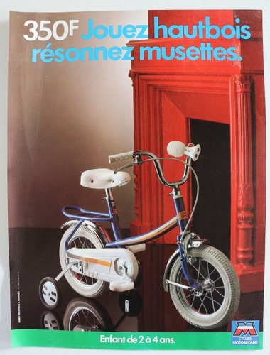 Affiche cycles motobecane mbk - affiche,