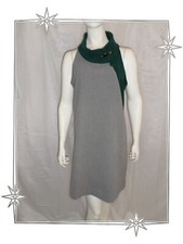 Ⓡ - Robe Fantaisie Gris Vert