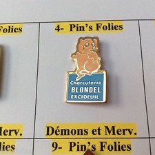 Pin's Folies *** Demons Cochon pig Charcuterie Blondel Excideuil