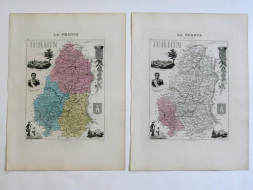 Haut rhin cartes - haut,