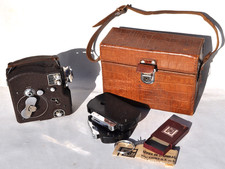 Caméra Super 8 Camex Ercsam avec sacoche cuir - Années 1950'