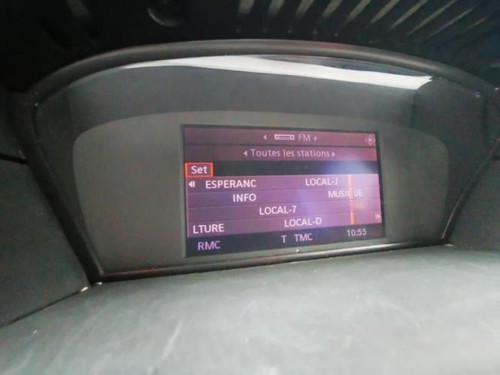 Ecran gps bmw serie e60 - bmw,