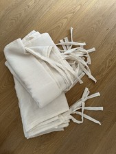 La Redoute Intérieurs 2 grands rideaux voile à nouer légers flottants aspect lin