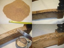 sciure fine pour rebouchage, 1 LITRE, charge pour bois abimé sièges, fauteuils