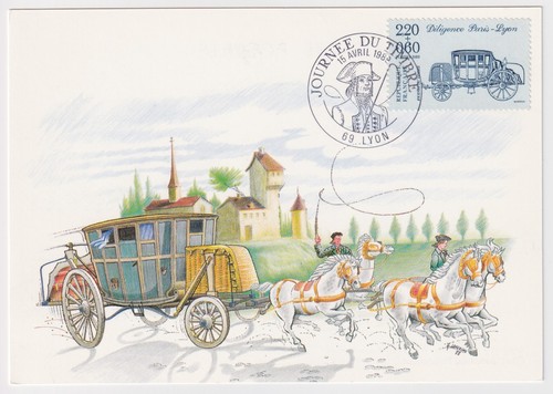 France carte maximum - carte, y&t