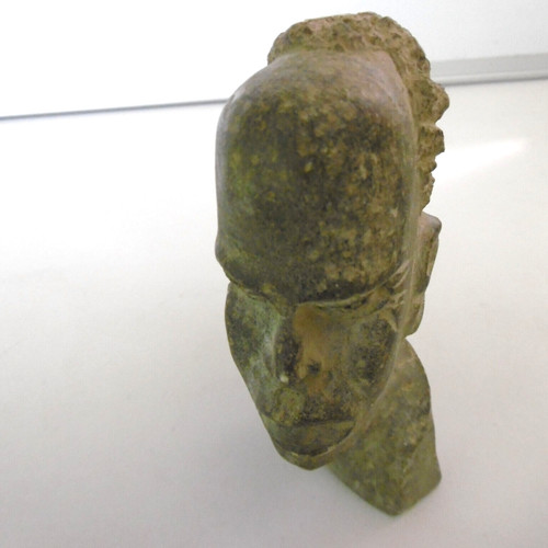 Tete africaine sculptée - tete, en