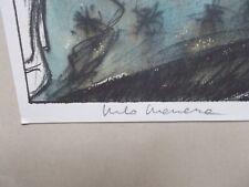 Milo Manara  ( Art Print ) " a Clichy "  Belle signature au crayon , Rare Signée