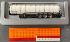 HERPA HO remorque citerne blanche pour camion semi NEUF BO carburants Jumbotank