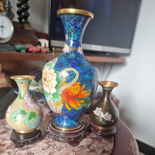 Lot vases émaillés - vases,