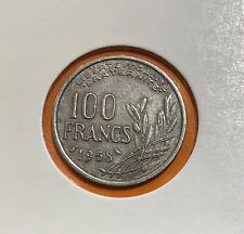 France -  100 francs Cochet 1958 Chouette TTB