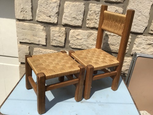 Joli tabouret chaise enfant - et,
