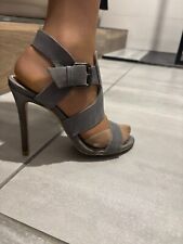 Sandale en cuir à talon Sacha