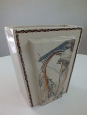 Vase trapézoïdal céramique