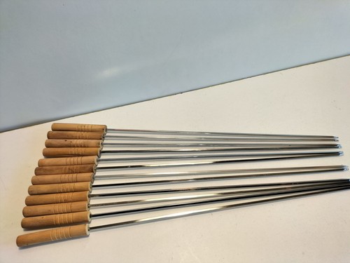 Brochettes barbecue acier - 12,