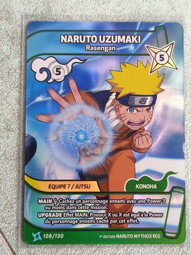 Carte naruto mythos - tcg, rare