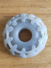 Jade Hetian Celadon Chine Antique Sculpté  Amulette Période Qing