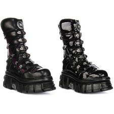 Botte Femme Newrock À Lacets
