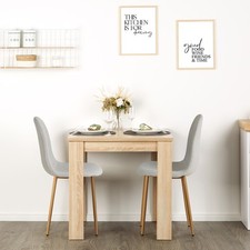 Ensemble table 80x80 avec 2 - table,