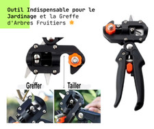Ciseaux Sécateur Greffe élagage Jardin Arbres Fruitiers Plantes U V Ω