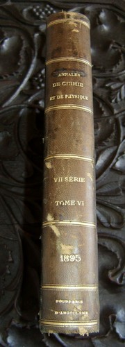 Annales chimie physique - annales,