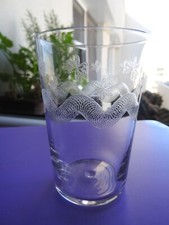 ancien verre à orangeade