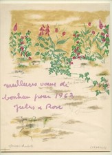 CAVAILLES JULES LITHOGRAPHIE