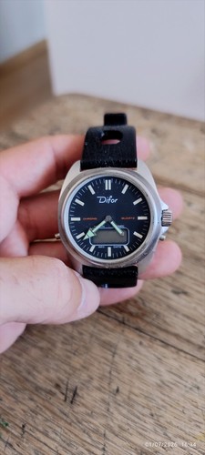 Montre vintage chrono difor - vintage,
