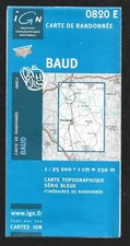 CARTE IGN SERIE BLEUE . 0820 E