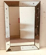  miroir des années 40 à parclose décoration  sur encadrement . XX siècle .