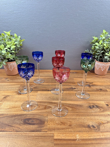 Lot verres liqueur en - de, à