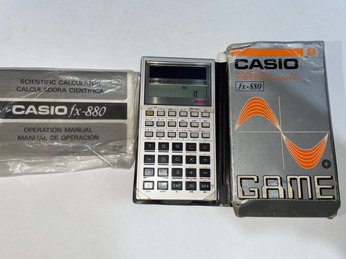 Vintage casio 880 solar - fx,