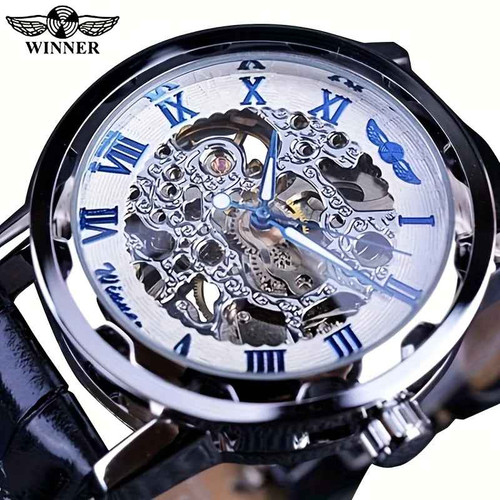 Montre mécanique squelette - montre,