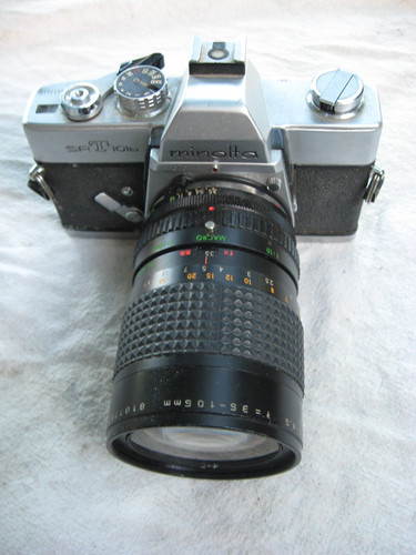 Minolta srt 101b chromé - chromé, +